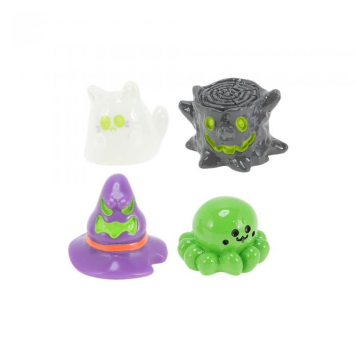 RENEWREVITAL ミニ置物 ミニチュア ハロウィン オーナメント 4個 セット フィギュア 可愛い DIY 卓上 オフィス 車内 装飾 贈り物 風景 飾...