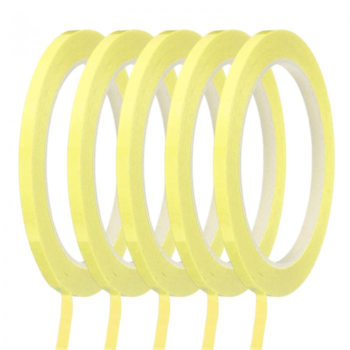 uxcell ホワイトボードテープ 3/16インチ / 5mm セルフアドヒーシブ グラフィック チャート ライン テ..