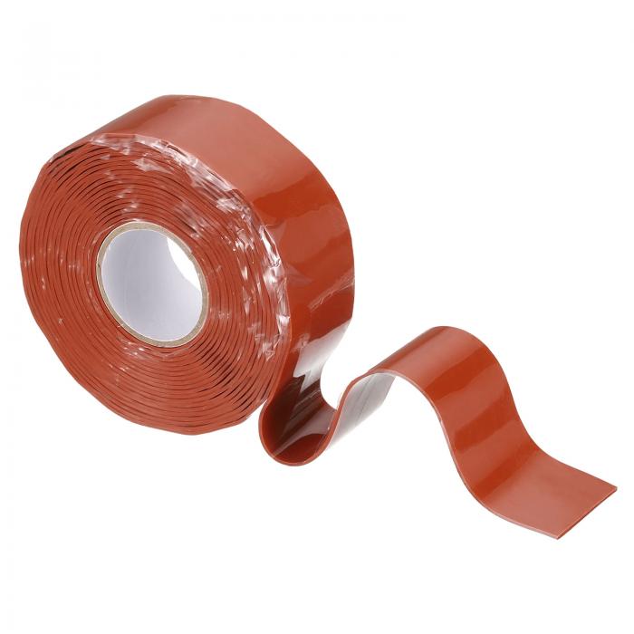 uxcell 自己融着シリコンテープ、1インチ x 10ft 防水性水漏れシーリングテープ、配管パイプホース修理..