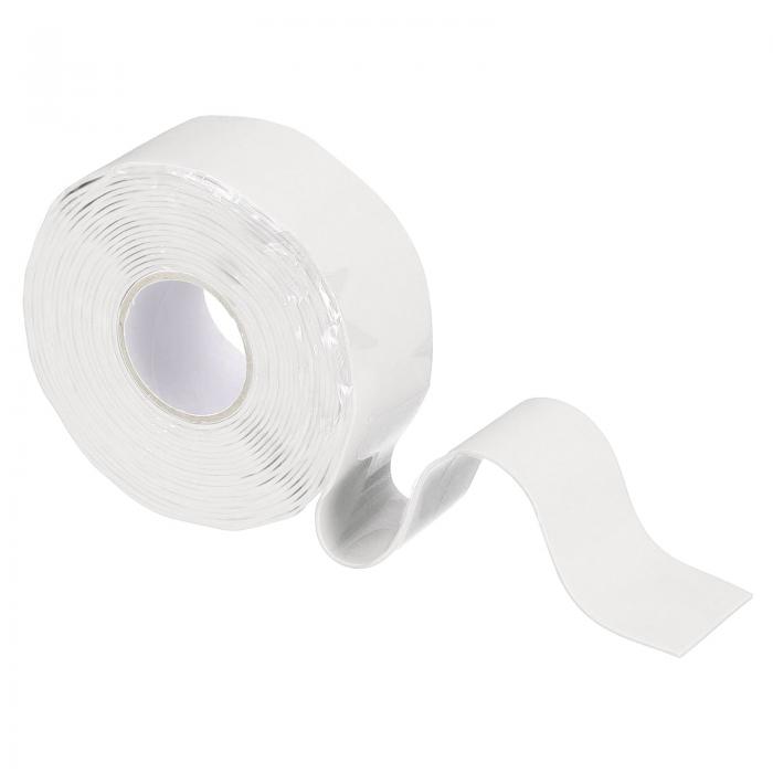 uxcell 自己融着シリコンテープ、1インチ x 10ft 防水性水漏れシーリングテープ、配管パイプホース修理..