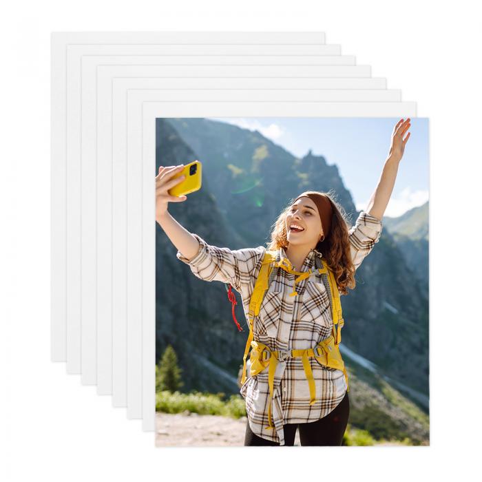 uxcell 8 個 サブリメーションメタルフォトブ ランク 4インチx6インチ, 0.4mm(0.016インチ) アルミニウムフォトサインブ ランク ポスターフレーム DIY印刷、ウォール デコ、ベッドルーム居間