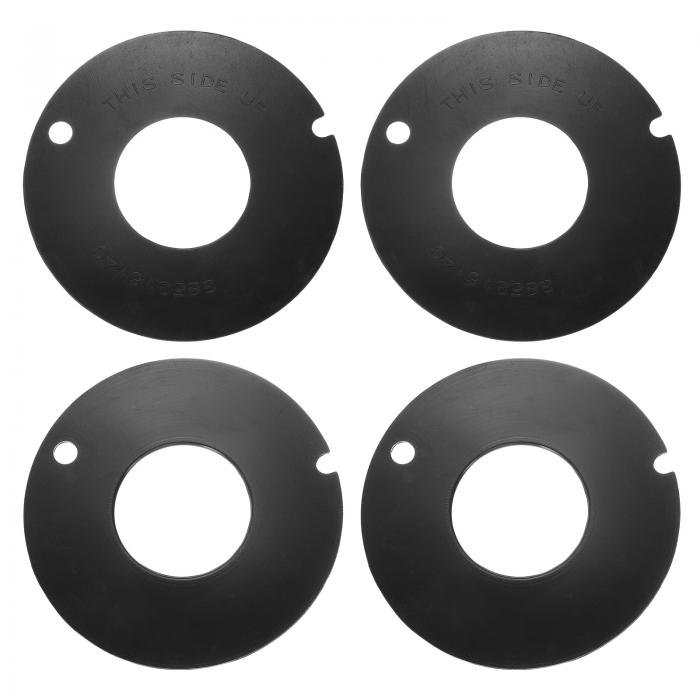 uxcell トイレ用フラッシュバルブシール4個セット 2サイズのシリコンカ ニスターバルブパーツ カ ニス..