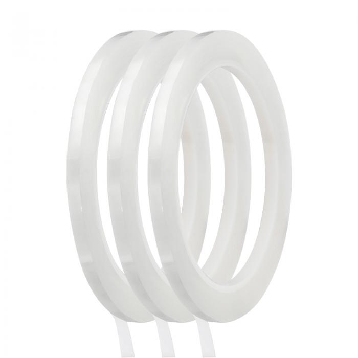 uxcell ホワイトボードテープ 3/16インチ / 5mm 自己粘着性グラフィックチャートラインテープ 72ヤード..