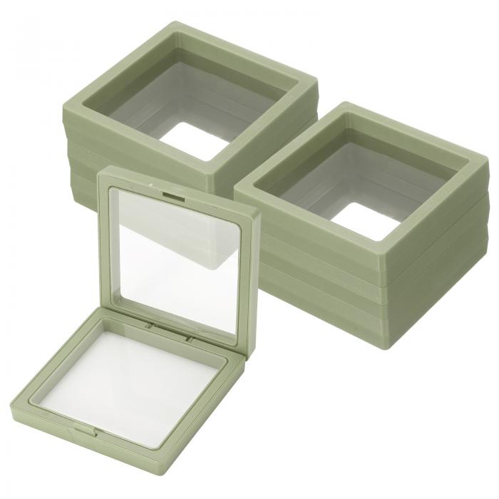 uxcell 20個のプレスオンネイル収納ボックス ネイルディスプレイケース オーガナイザー ネイルアート ..