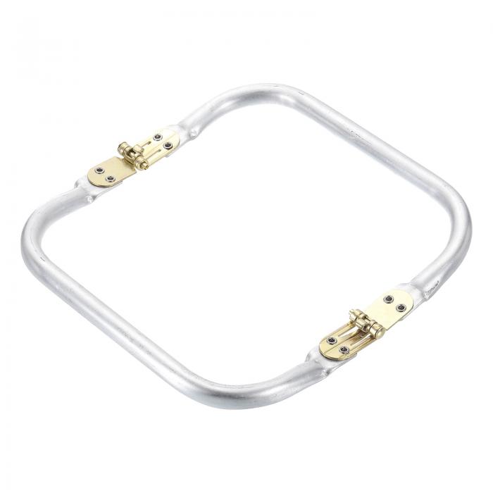 uxcell メタルパースフ レーム6IN、1個の長方形フレームキスロック、DIYパースハンドルバッグ製作用の..