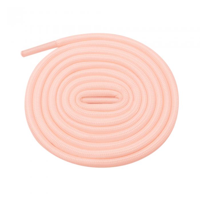 Elerevyo 2組の夜光丸型靴ひも、暗闇で光る靴ひも、カジュアルスニーカーやハイキングシューズ用の靴紐 ライトピンク 100cm/39.4"