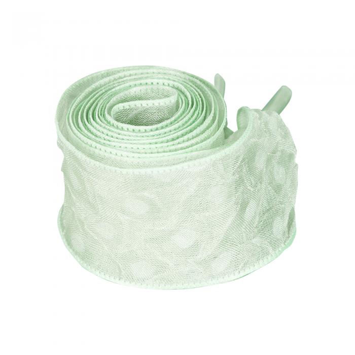 Elerevyo Flat Snow Yarn Shoelaces Wrinkle Texture Wide Shoe Laces for Sneakers Skate Shoes Boots Sport Shoes 1 Pair Light Green 160cm/63.0