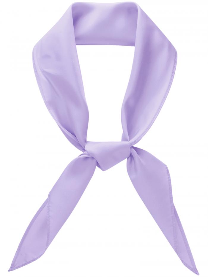 Elerevyo レディース三角スカーフ ハンドメイド セーラー蝶ネクタイ 制服コスプレ用 ライ ラック One Size