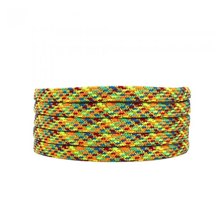 Elerevyo Shiny Colorful Metallic Laces, Flat Thin Glitter Shoe Laces 2 Pairs Style-02 120cm/47.2