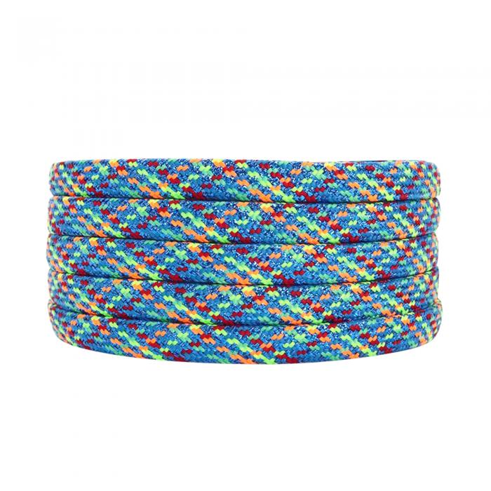 Elerevyo Shiny Colorful Metallic Laces, Flat Thin Glitter Shoe Laces 2 Pairs Style-03 120cm/47.2