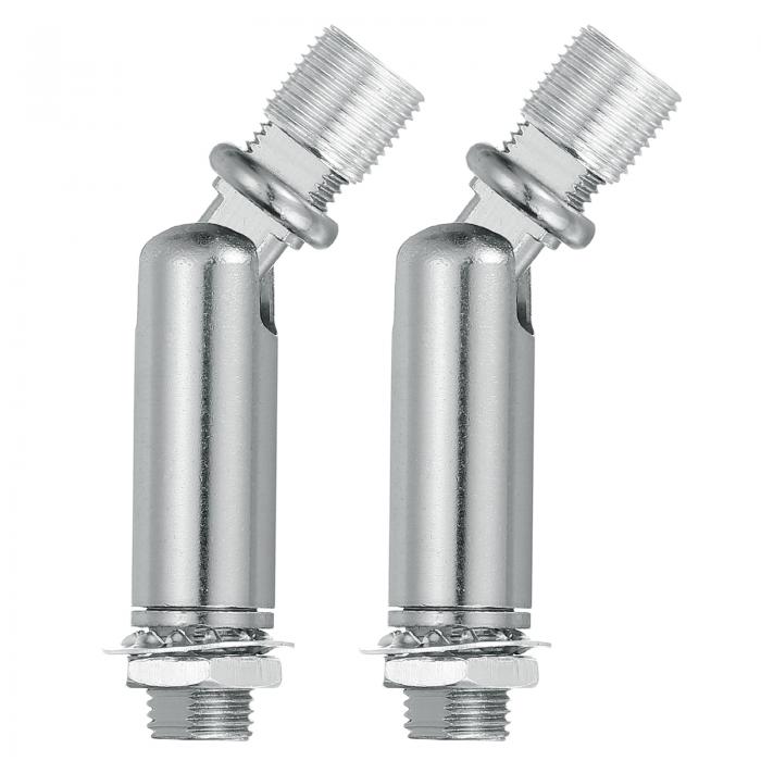 uxcell 傾斜天 井アダプター 180/350度 60x14mm M10ファ インスレッド 傾斜天 井照明器具アダプターキ..