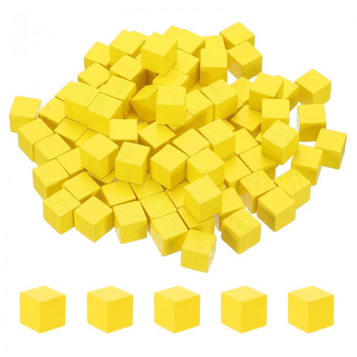 uxcell 100個 木製ブロック 0.4