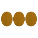 uxcell 3個のアイロンパッチ 肘ひざベルベット 布修理 修理服クラフトセーターパンツシャツ 6x4インチカーキ