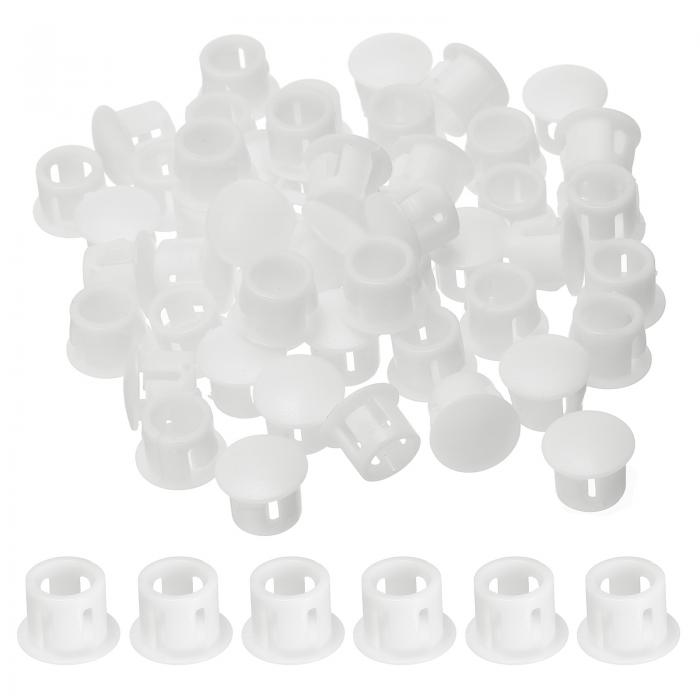 uxcell 50個 ナイロンプラスチックホールプラグ 2/7