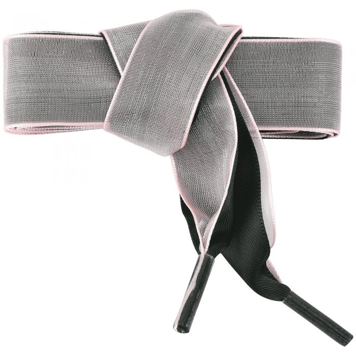 Elerevyo サテンリボン靴ひも 二重層フラットスノーヤーン靴ひも レディース 1組 黒とピンク 100cm
