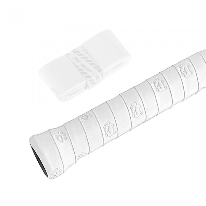 RENEWREVITAL グリップテープ テニス バドミントン グリップ テープ 握り心地良い 釣り竿 自転車 野球 ラケット用 ウェットタイプ 白(招き猫) 1150*25*0.65mm