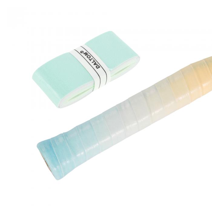 RENEWREVITAL グリップテープ テニス バドミントン グリップ テープ 握り心地良い 釣り竿 自転車 野球 ラケット用 ウェットタイプ 緑(グラデ) ...