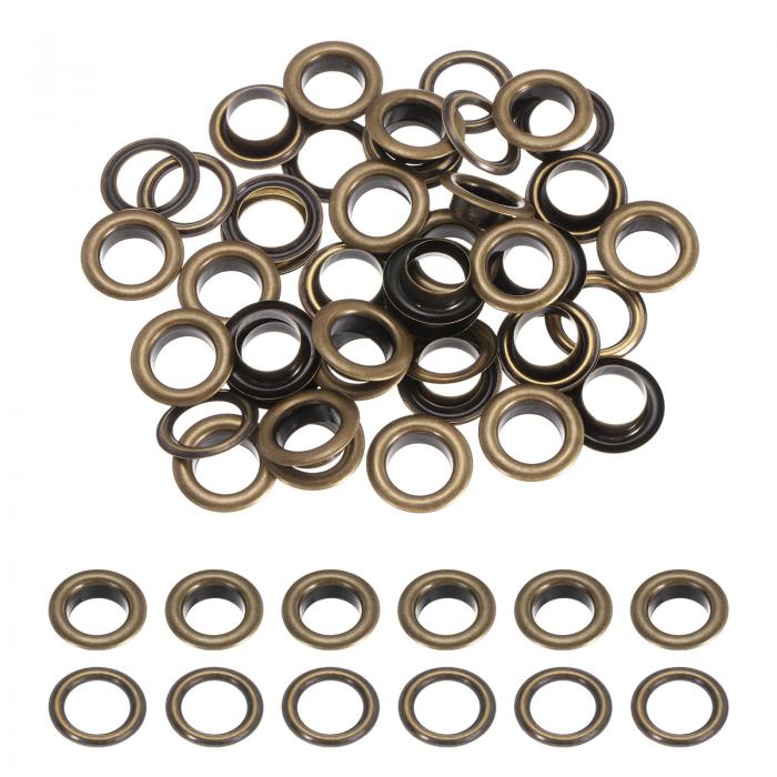 uxcell 30セット 銅製グロメットアイレット 3/8