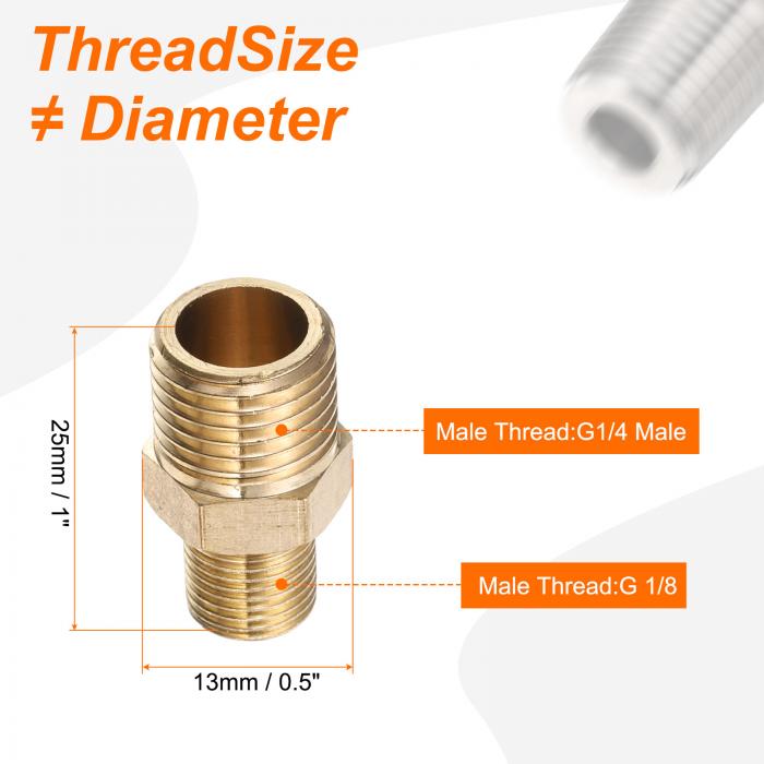 uxcell ������ν̾�ϻ�ѥ˥åץ�G1/4�᥹��G1/8 N PT�᥹�˥åץ�ѥ���ľ������åɿ�﫱�Ĺ�ѥ��׷Ѽꥳ�ͥ����������ץ��� �塦����������