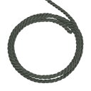 uxcell ツイス トコードトリム 5ヤード 3.5mm 3プライ撚糸編みロープ 光沢 ある糸紐 クラフトギフトバッグカーテン クリスマスデコレーション用 ダークグレー - 5m