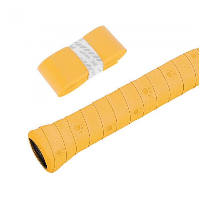 RENEWREVITAL グリップテープ テニス バドミントン グリップ テープ 握り心地良い 釣り竿 自転車 野球 ラケット用 ウェットタイプ ライトオレンジ(ネコ肉球) 1150*25*0.65mm