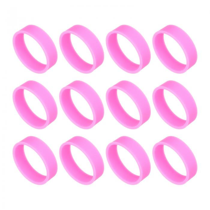 uxcell 12個 シリコーンラバーバンド 20mm/0.8
