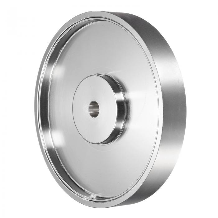 uxcell ダイヤモンドラピダリーホイール6"×1" アーバーホール1/2" 1000グリット 宝石グラインディング..