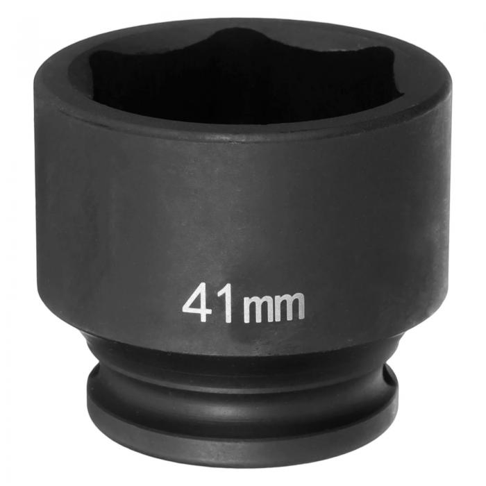 uxcell 六角インパクトソケット 電動ドライバー用ソケット SCM440クロムモリブデン鋼製 サイズ41mm インターフェースサイズ1/2