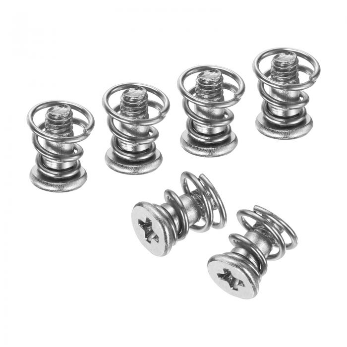 uxcell GPUスプリングネジ 20個 M2.5x6mm 5.5mmスプリングOD GPUグラフィックカードバックプレートヒー..