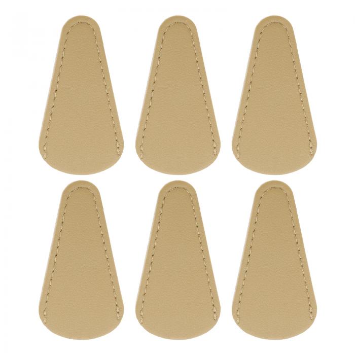 uxcell 6個 はさみケース 2.9" x 1.5" はさみカバー プロテクター PUレザー ポータブル 収納バッグ 眉..