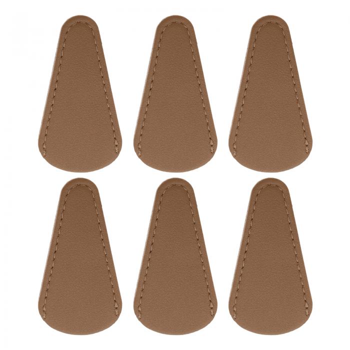 uxcell 6個 はさみケース 2.9" x 1.5" はさみカバー プロテクター PUレザー ポータブル 収納バッグ 眉..