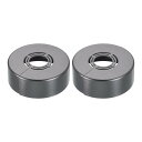 uxcell 2個 壁分割パイプフランジ 0.98"厚 プラスチックカット可能なエスカッションプレート配管カバー 0.8"/1"/1.3" ODに適合 水管蛇口装飾用 ダークグレー