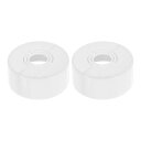 uxcell 2個 壁分割パイプフランジ 1.18インチ厚 プラスチック製カット可能なエスカッションプレート配管カバー 0.8"/1"/1.3" ODに適合 水管蛇口装飾用 ホワイト