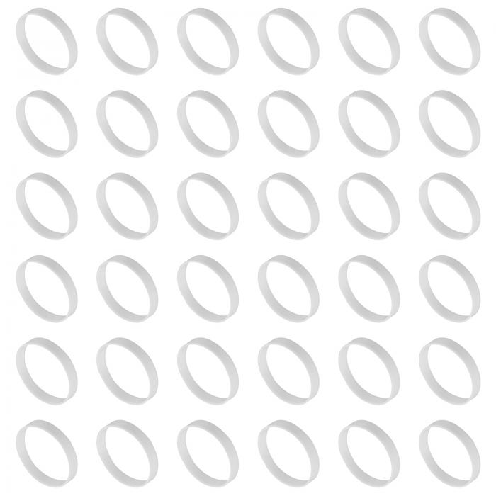 uxcell 60個 シリコーンゴムバンド 30mm/1.2" ゴムバンドリング ケーブルタイ 強力な弾性バンド コード..