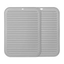 uxcell 鍋やフライパン用 シリコンポットホルダー2個セット 12x9インチ 耐熱トリベットマっト マルチ目的 ポット&ホットディッシュ用トリベットホルダー...