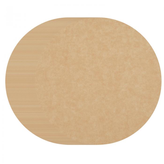 uxcell 250個 無漂白パーチメントペーパー焼きシートラウンド 3インチハンバーガーパティペーパー 焼きグリルや肉 保存に適したノンスティックパーチメントパルプペーパー ウッドカラー