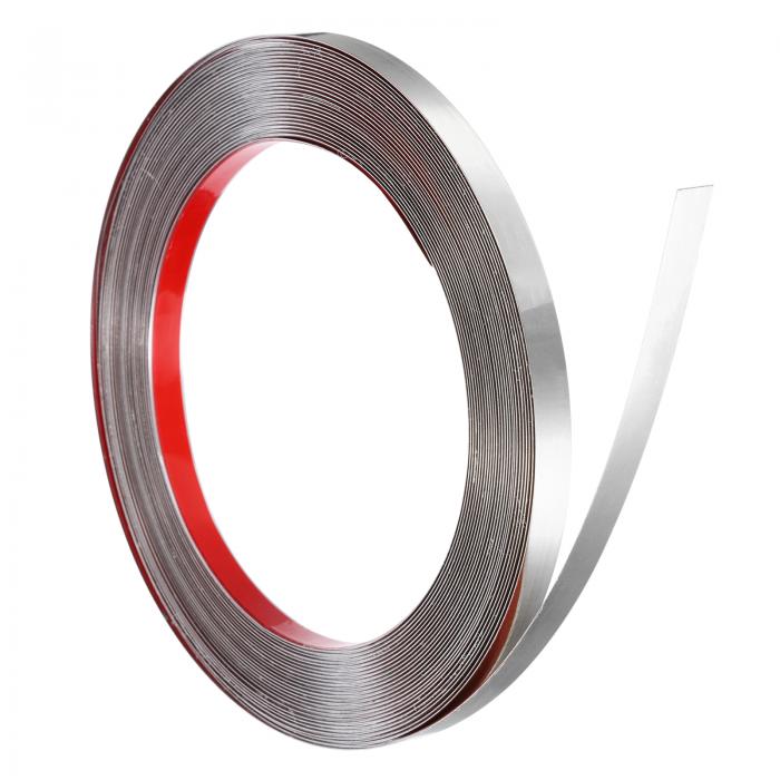 uxcell ステンレス製ウォールモールディングトリム 32.8フィート×0.4インチ パティ オ壁タイルミラーエ..