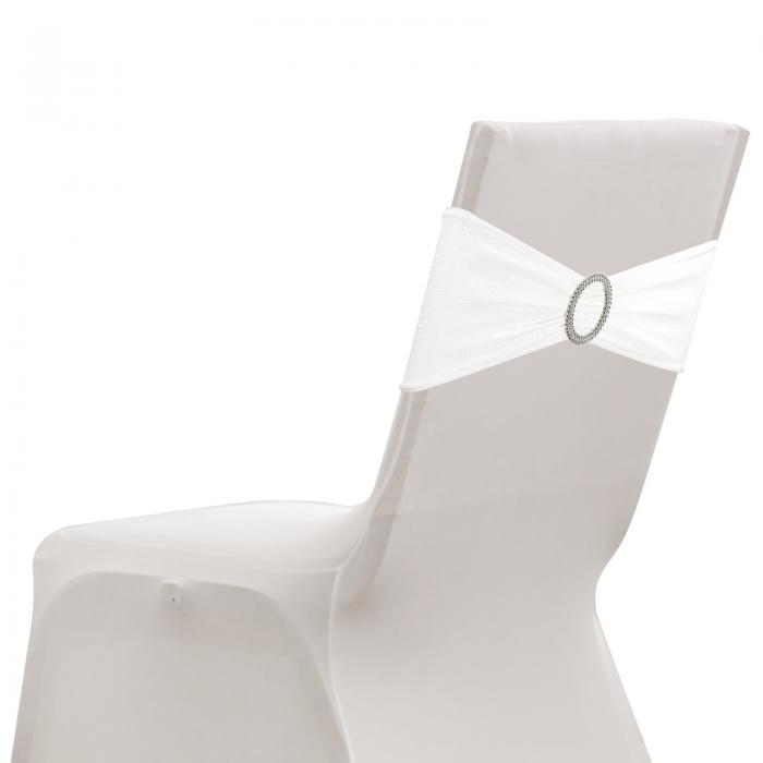 uxcell 20パック チェアサッシ バックルスライダー付き 弾性チェアカバーバンド ポリエステルリボンカ..