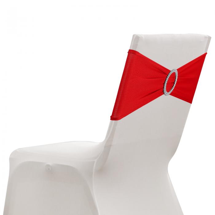 uxcell 20パック チェアサッシ バックルスライダー付き 弾性チェアカバーバンド ポリエステルリボンカ..