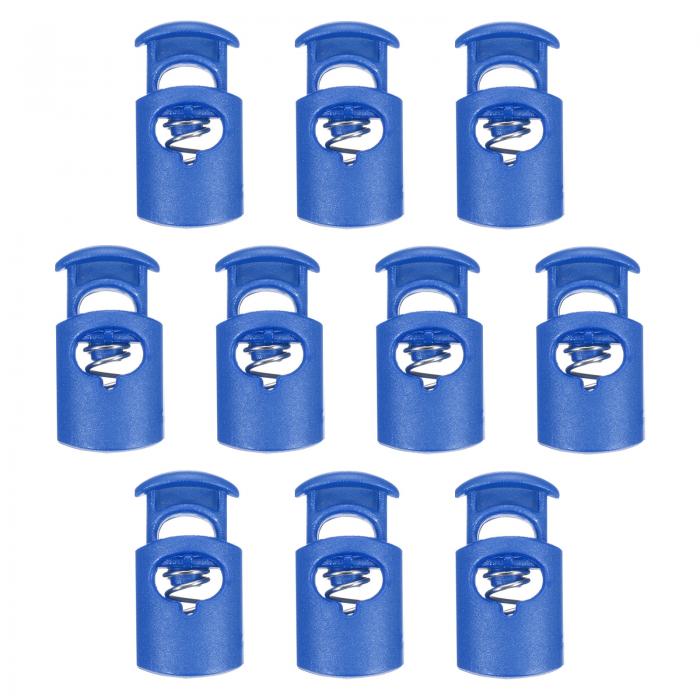 PATIKIL コードストッパー 10個入り 1つ穴 穴径約7mm 調節可能 プラスチック製コードロック 補修 アウ..