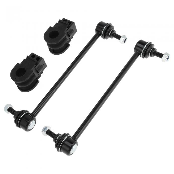 RATCHROLL Nissanに対応ヴェルサ2007-2019用フロントスタビライザーバーリンク2個ブッシング付き、Niss..