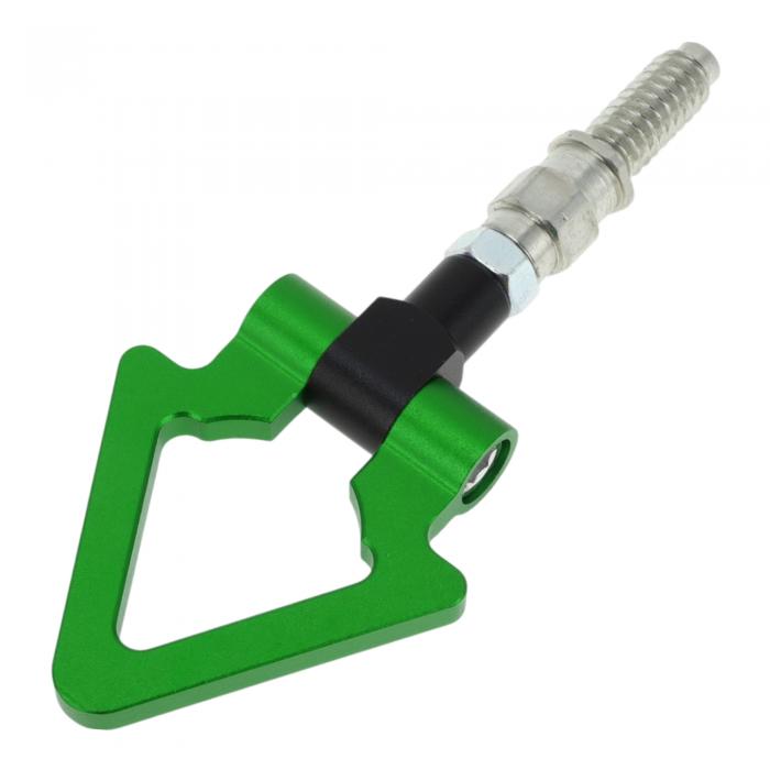 VekAuto フロント/リア トライアングル レッカーフック、ヨーロッパ車用 バンパーねじ込み式 レッカー..