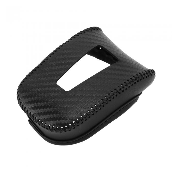 VekAuto 三菱に対応アウトランダー2022-2023用のギアシフトノブカバー1個、アンチスリップ人工レザー ..