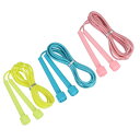 PATIKIL ジャンプロープ PVC 3本セット 調節可能なスピード縄跳び 絡まない エクササイズ器具 ワークアウト 女性 男性 アウトドア トレーニング ホ...