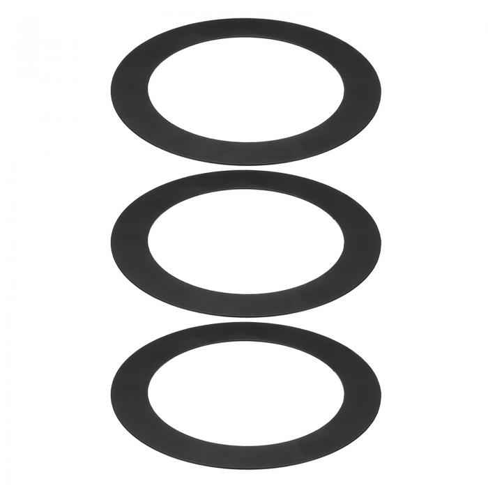 PATIKIL 6/8"埋め込み式カンライト用グーフリング 3個入り メタルグーフトリムリングカバー 外径8.66" ..