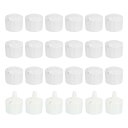 PATIKIL 24個 28/410 フリップボトルトップディスペンスキャップ、プラスチック補給ボトルディスペンスキャップスポットフリップ交換トップ、シャンプー保湿剤用、ホワイト