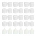 PATIKIL 36個 28/410 フリップボトルトップディスペンスキャップ、プラスチック補給ボトルディスペンシングキャップスポットフリップ交換トップ、シャンプー保湿剤用、ホワイト