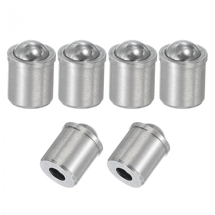 PATIKIL 6個のボールプランジャー304ステンレススチールボールポイン トスプリングプランジャーキャビ..