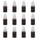 PATIKIL 0.33oz インクリフィルスタンプパッド 12個 10mlスタンプパッドインクリフィル オフィススタンプセルフインキングスタンプ 日付スタンプ...