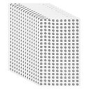 PATIKIL アルファベットステッカー 15枚 13 mm 小文字 G 粘着式文字ラベル 丸型紙文字サイン スクラ ップブッキング DIYプロジェクト整理用 ...